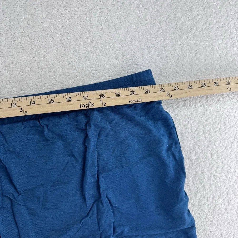 Candace Cameron Bure The Malibu Lounge Shorts Size 2XP Peacock Blue